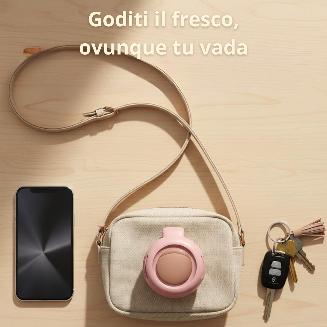 Wing1.0 – Il Mini Ventilatore Senza Pale Portatile e Ricaricabile